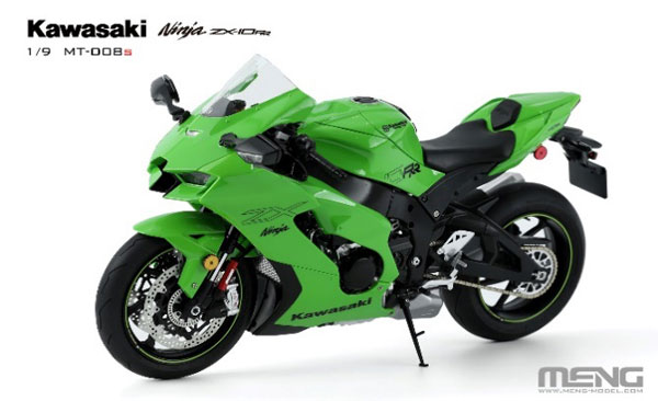 1/9 カワサキ Ninja ZX-10RR (多色成型版) プラモデル[MENG Model