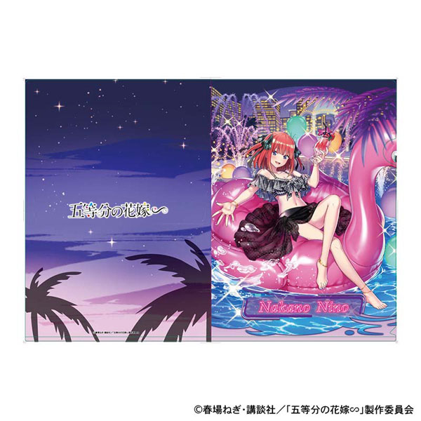 五等分の花嫁 ナイトプール クリアファイル 中野二乃[ディー・エヌ