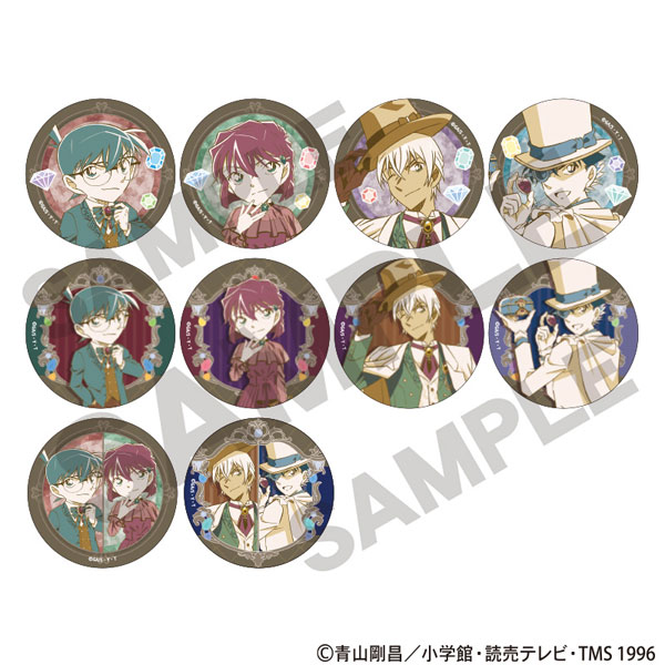 名探偵コナン トレーディングメタル缶バッジ ジュエル クラパレット 10