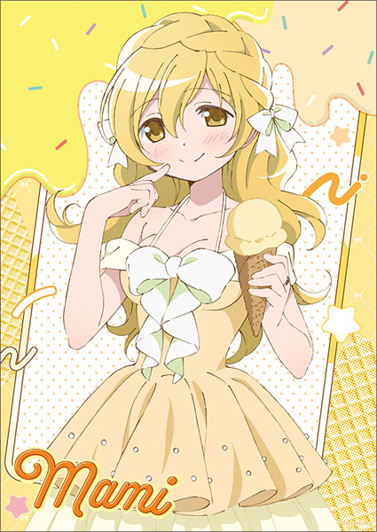 魔法少女まどか☆マギカ クリアポスター 巴マミ(ice cream PARTY