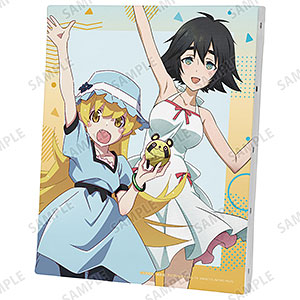 物語シリーズ×STEINS；GATE 描き下ろし 阿良々木暦＆岡部倫太郎 コラボ