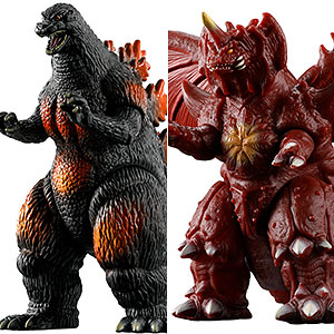 ゴジラアクションフィギュア バーニングゴジラVSデストロイア バトル