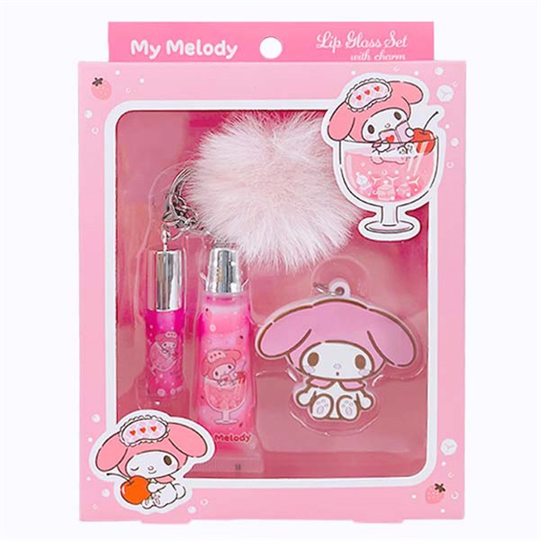 チャーム付 リップグロス マイメロディ 1個 粧美堂 SHOBIDO 粧美堂