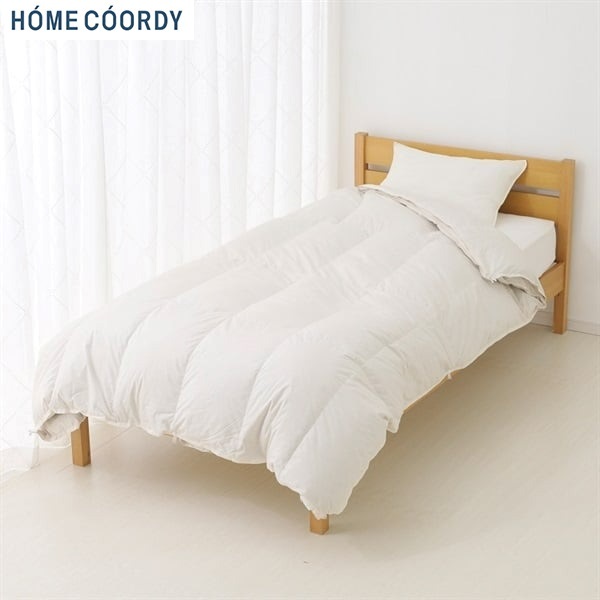 ホームコーディ 2枚合わせ羽毛掛ふとん（合掛ふとん＋肌掛ふとん