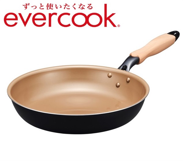 evercook エバークック ガス火専用フライパン エッグパン 500日保証