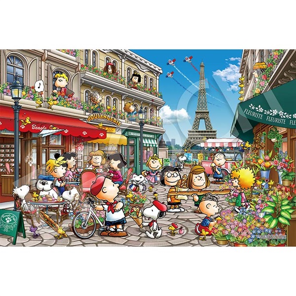 スヌーピー イン パリ 1000ピース (完成サイズ:50×75cm) 4977389126101