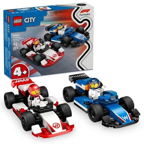 レゴ(LEGO) シティ F1(R) Williams Racing & Haas F1(R) レースカー