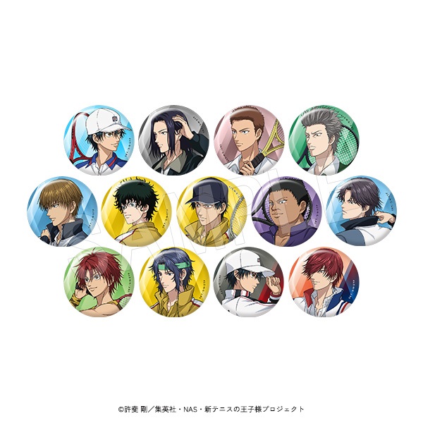 テニスの王子様 新テニスの王子様 トレーディンググリッター缶バッジ