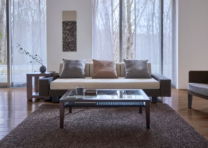 ケイ・ローソファ (ラタン)・2人掛け・3人掛け～床に近い暮らし