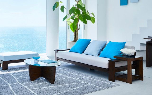 ローソファ - 床に近い暮らし、リゾートスタイルを演出するローソファ