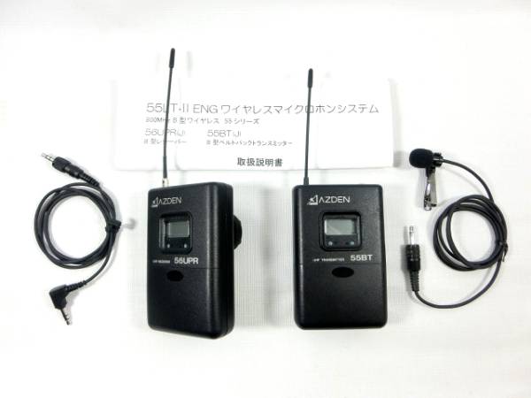 AZDEN ワイヤレスマイク 105LT ENG AZDEN ENG ワイヤレスマイク