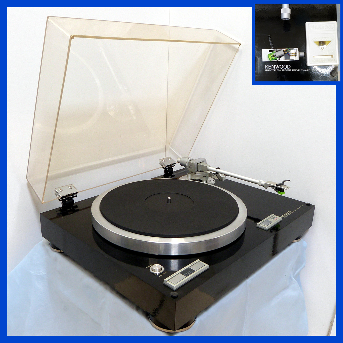 KENWOOD ダイレクトドライブターンテーブル KP-770D 【公式通販】