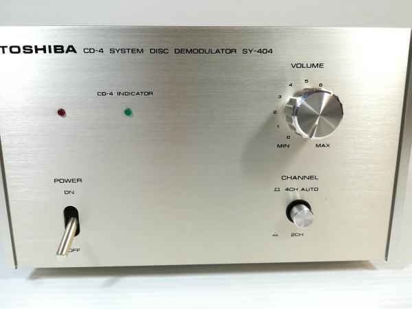 中古】超美品 完動品 未使用 希少 TOSHIBA SY-404 CD-4 SYSTEM DISC