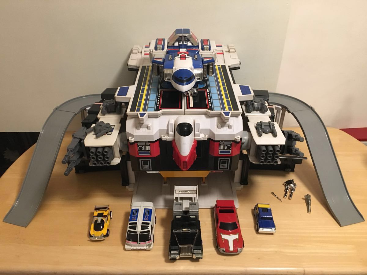 ⚠️デッドストック 高速戦隊ターボレンジャー ファイブセット 当時物