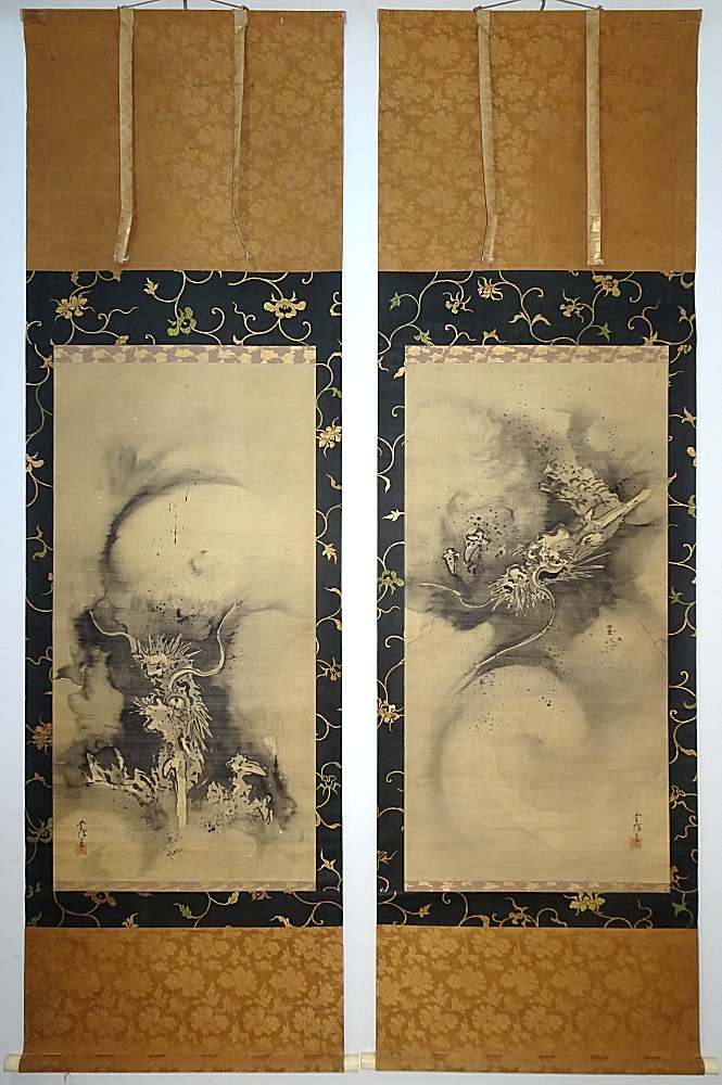 真作/龍生/美人画/布袋屋掛軸HI-188 真作/龍生/美人画/布袋屋掛軸HI