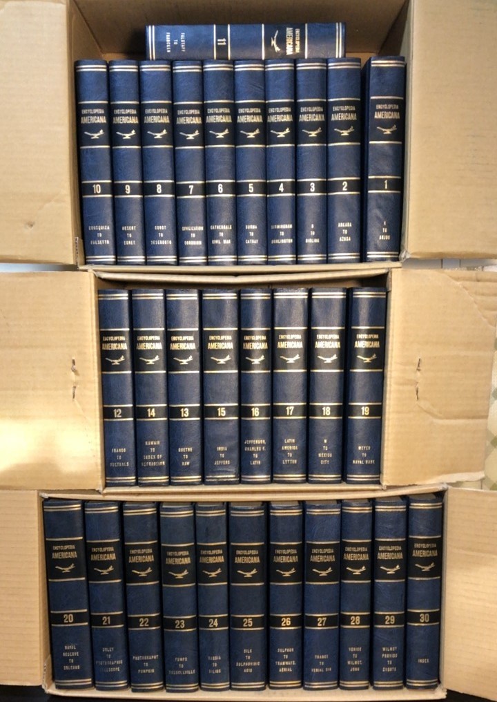 USED】ENCYCLOPEDIA AMERICANA 洋書 アメリカ大百科事典 エンサイクロ