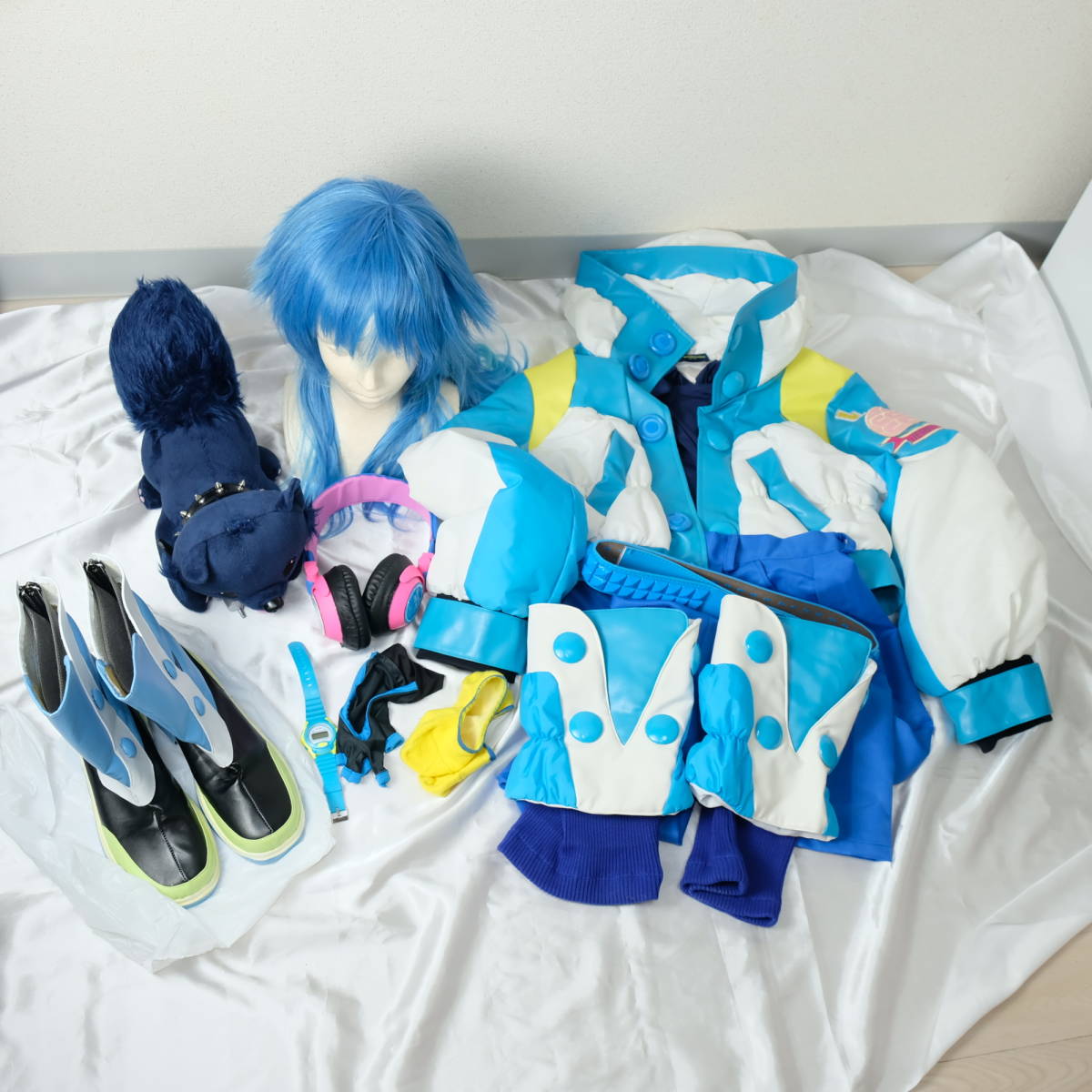 DRAMAtical Murder/瀬良垣蒼葉/コスプレ衣装一式/オールメイト蓮付き