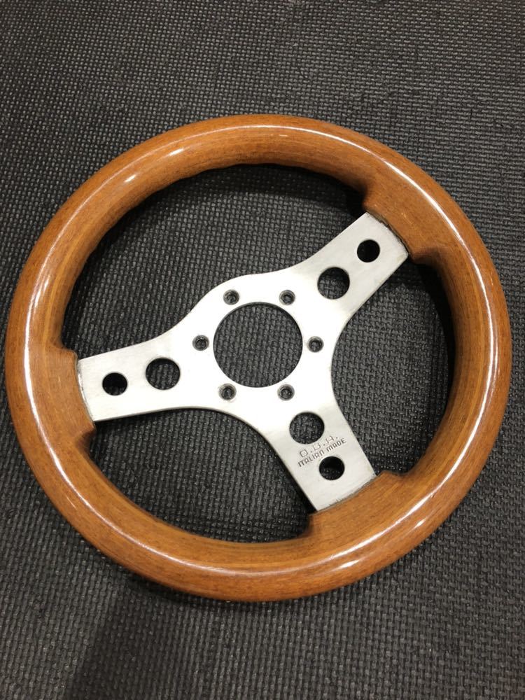 当時物 OBA 丸穴 30パイ ステアリング 旧車 30cm 暴走族 族車 Yahoo