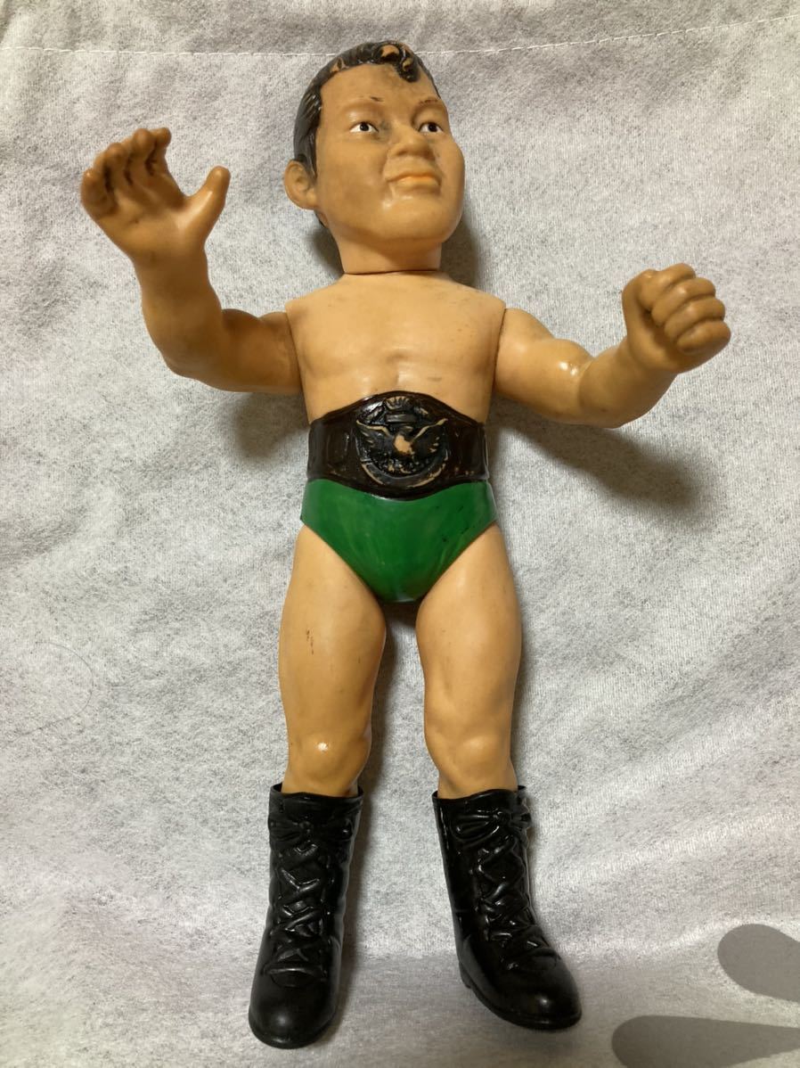 日本プロレス時代 アントニオ猪木 ソフビ人形 当時物 昭和40年代 辻