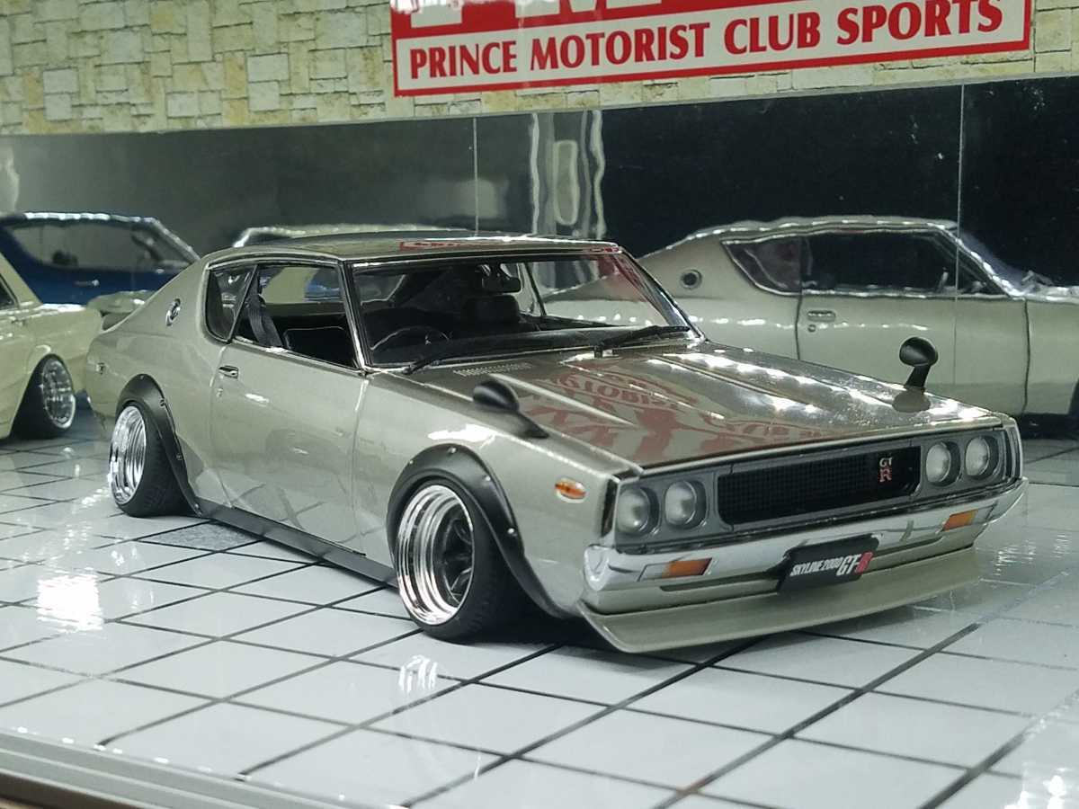 1⁄18 イグニッションモデル ケンメリGT-R ワタナベ深リムカスタム 最終
