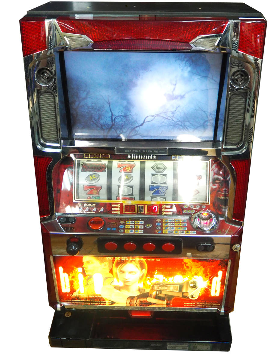 パチスロ 初代 バイオハザード 山佐 初代バイオハザード スロット実機