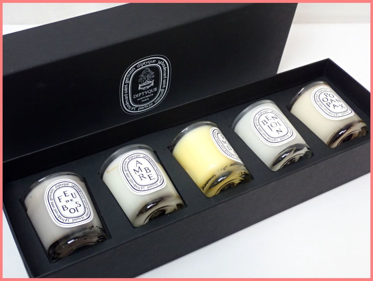 ☆未使用 DIPTYQUE/ディプティック フレグランスキャンドル 35g×5種