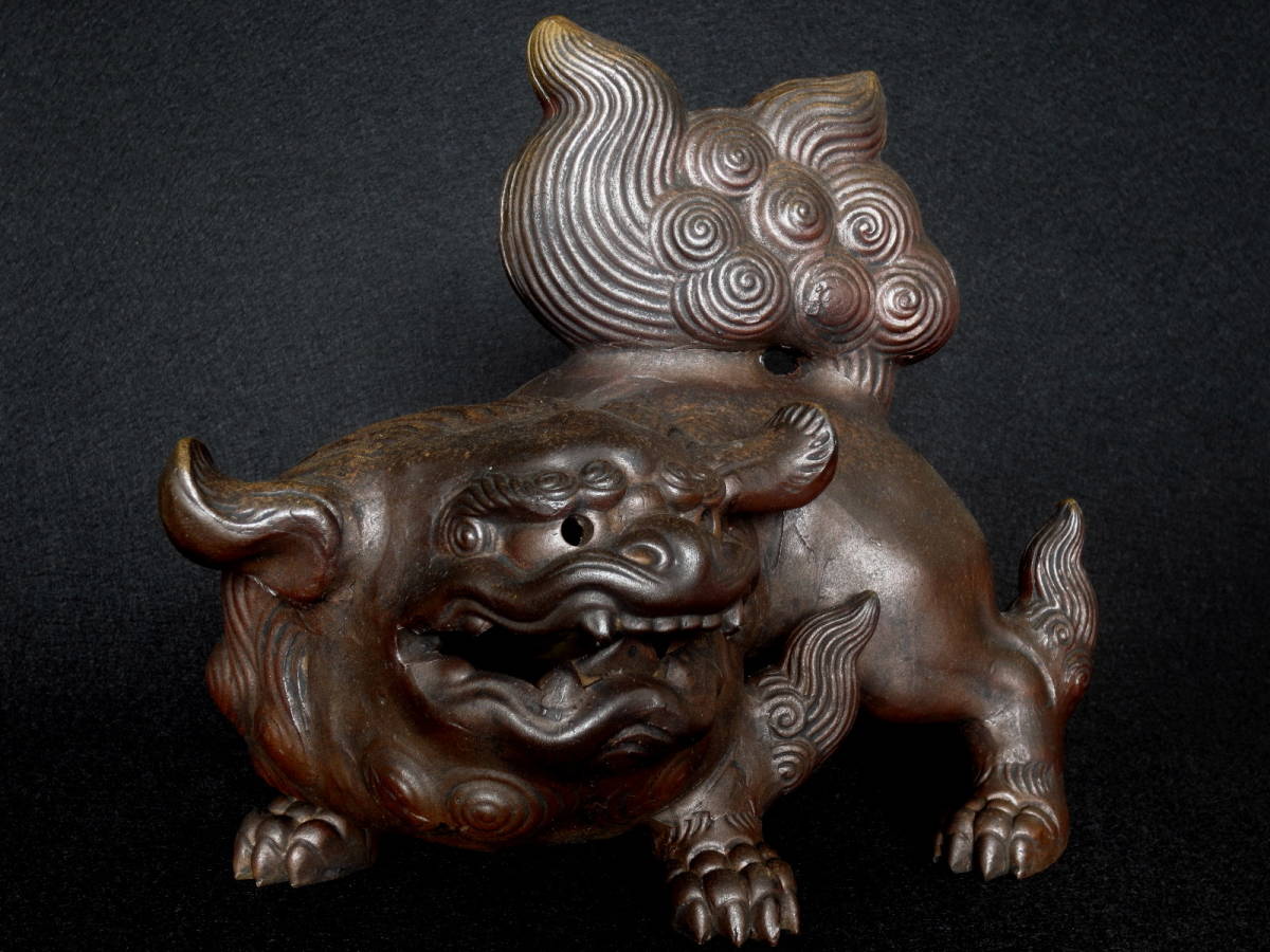 備前焼 獅子 木村友敬 ☆備前焼！獅子 置物！『木村 友敬』作！☆木村長