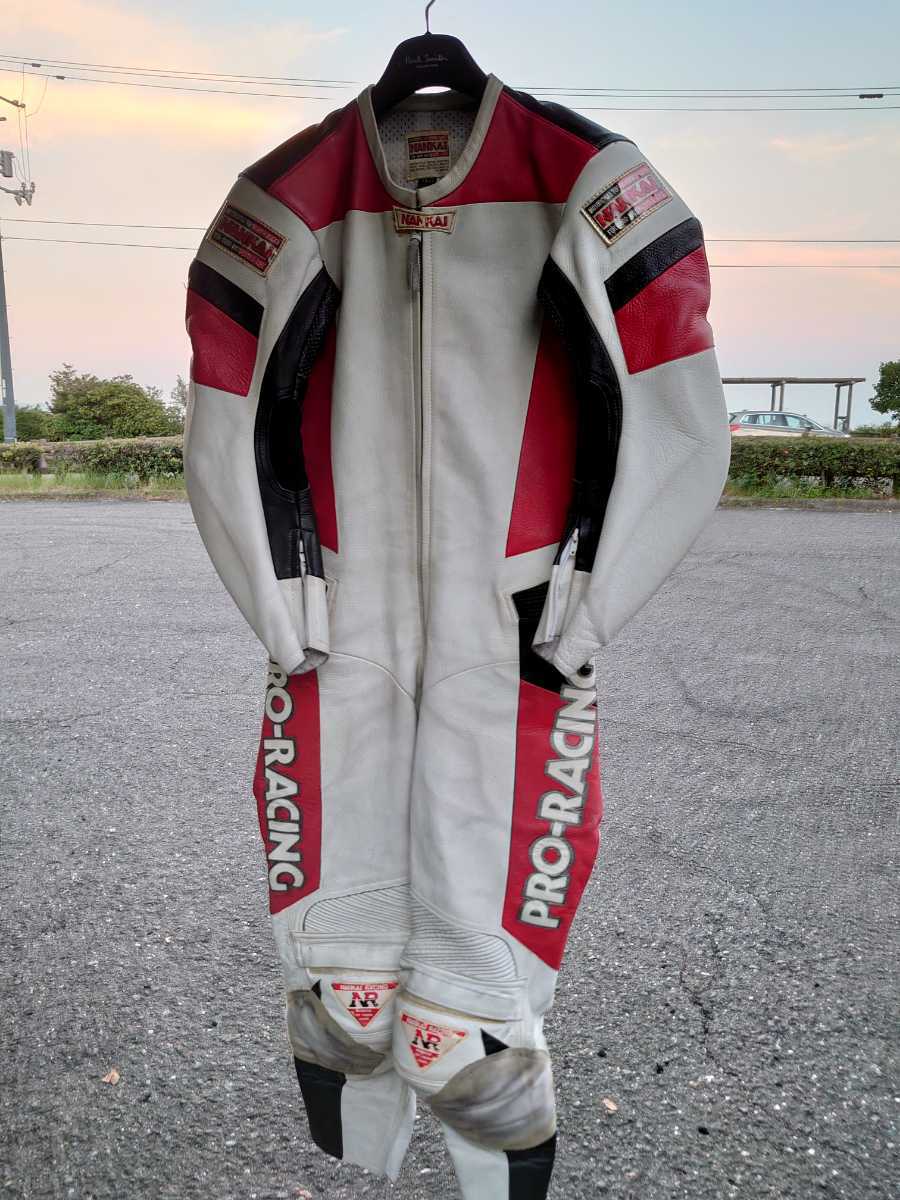 ライダー レーシングスーツ Sサイズ Top Rider 南海 革つなぎ Sサイズ