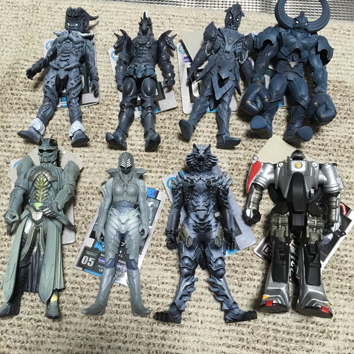 タグ付】仮面ライダー555 怪人シリーズ【オルフェノク7体セット+