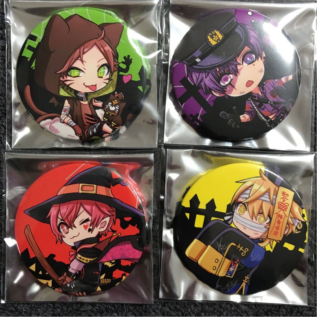 うらたぬき ハロパ 猫 缶バッジ まとめ売り うらたぬき ハロパ 猫 缶