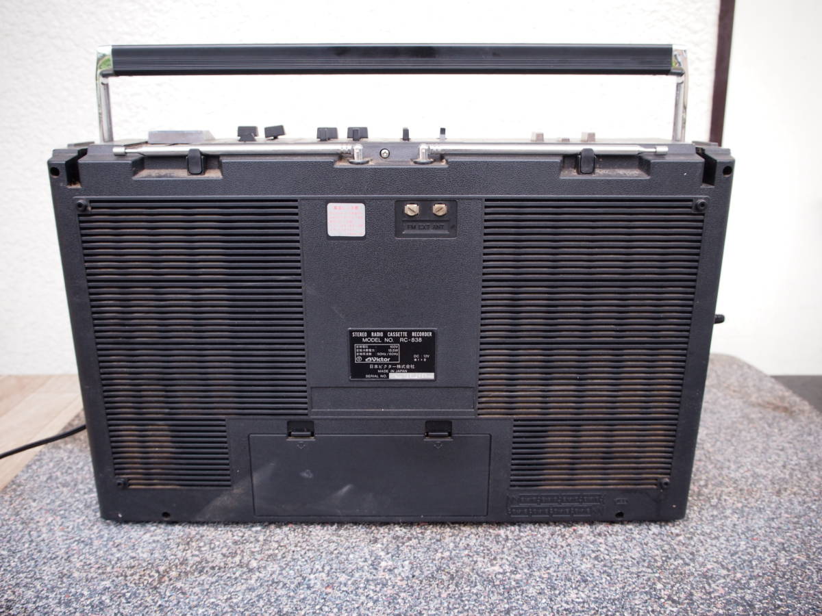 名機】ビクターラジカセ victor RC-838 BIPHONICの落札情報詳細