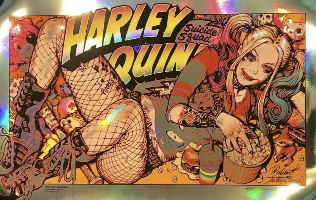 新品】ハーレイクイン ポスター ロッキンジェリービーン Rockin jelly