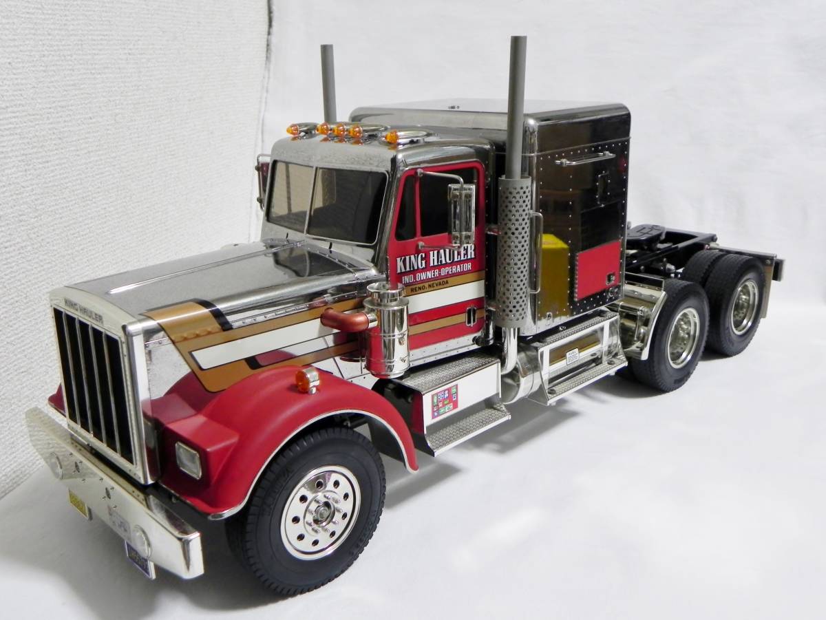 タミヤ1/14キングハウラー加工中 タミヤ1/14キングハウラー加工中