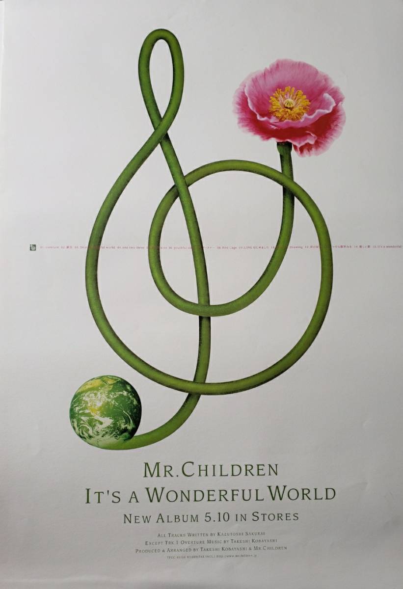 Mr.Children It's a wonderful world ポスター Mr.Children IT'S A