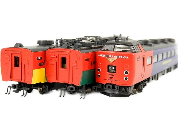 中古】美品 KATO ラウンドハウス 10-913 485系 きりしま ひゅうが