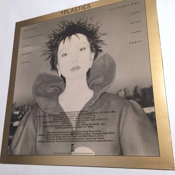 中古】Plastics プラスチックス Welcome Back / 立花ハジメ 中西俊夫