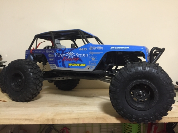 中古】AXIAL WRAITH アキシャルレイス ポイズンスパイダー仕様の落札