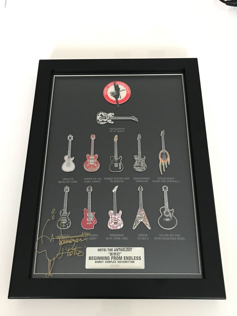 新品】【激レア】 布袋寅泰 グッズ 30th メモリアル ギター ピンズ