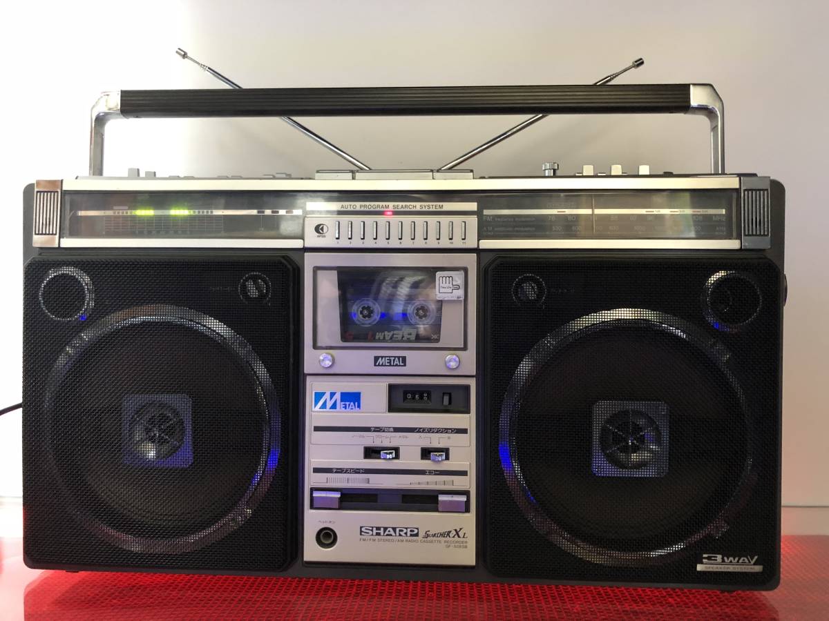 昭和レトロ Bluetooth対応SHARP ラジカセ GF-508SB メンテナンス済み