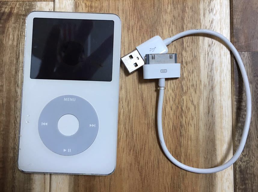 動作確認済み】iPod Classic 80GB ケーブル付き 動作確認済み】iPod