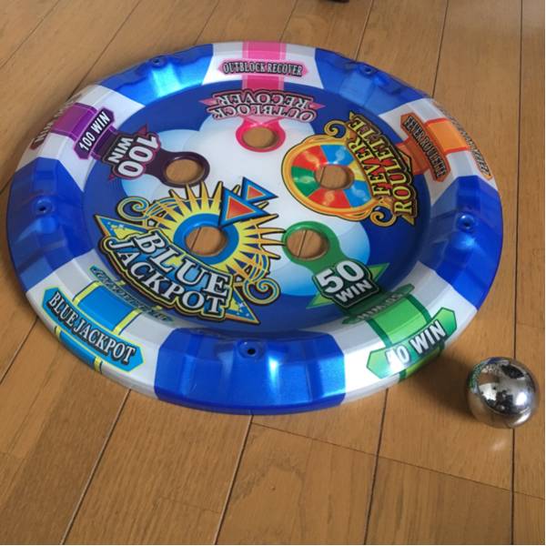 ☆スピンフィーバー☆BLUEパネル☆鉄球☆セット☆メダルゲーム スピン