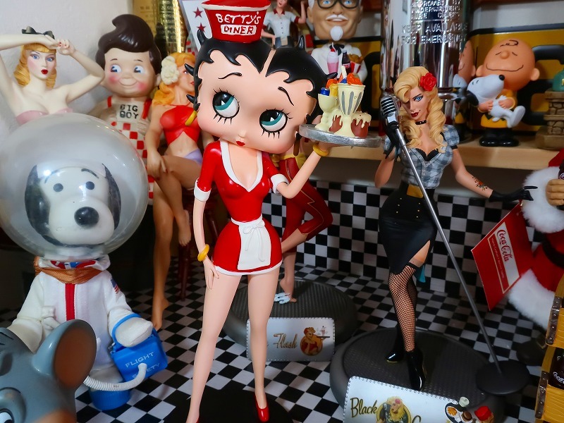 特大☆ベティちゃん Betty Boop アメリカンダイナーウェートレス Betty