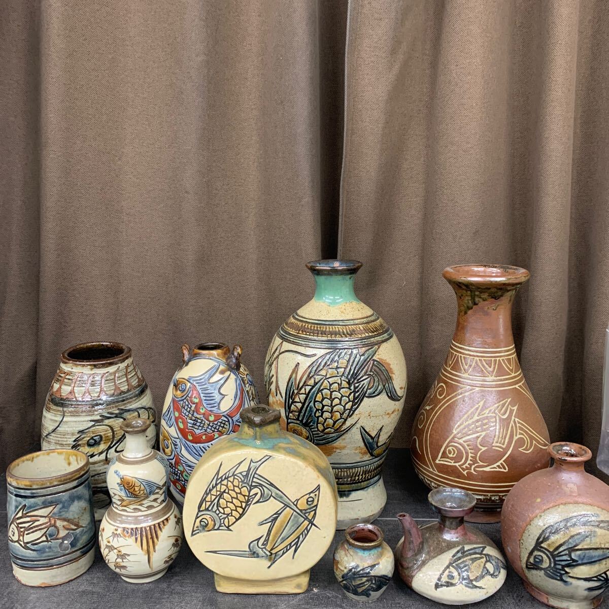 目立った傷や汚れなし】沖縄 人間国宝 金城次郎 無形文化財 酒器