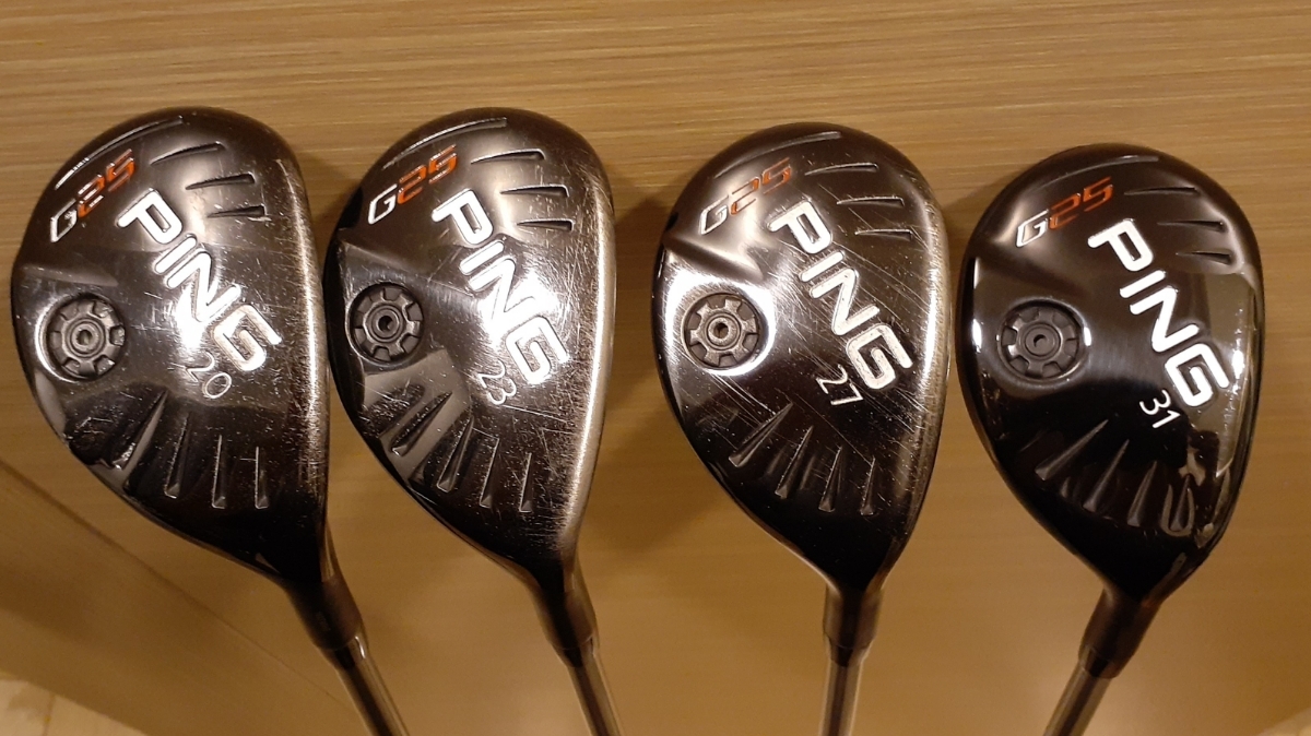 ping g25 ユーティリティ UT 2本セット 【公式通販】