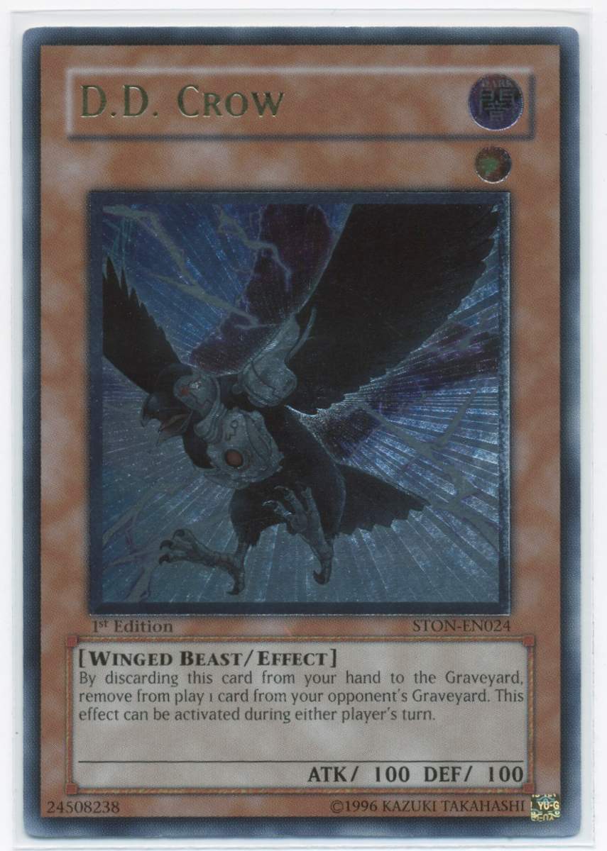 遊戯王 米版引退 D.D.クロウ 1st レリーフ 3枚 遊戯王 米版引退 D.D.