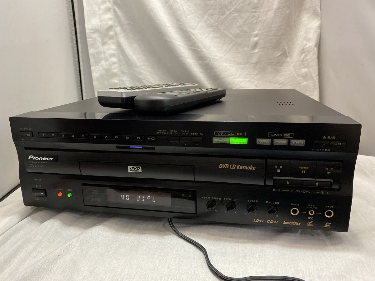 □綺麗【Pioneer パイオニア DVD／LDカラオケプレーヤー DVL―K88