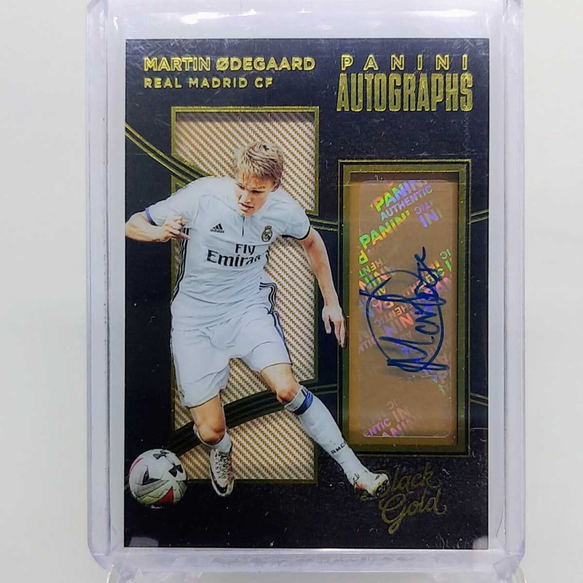マルティン・ウーデゴール☆直筆サイン☆2016-17 PANINI BLACK GOLD