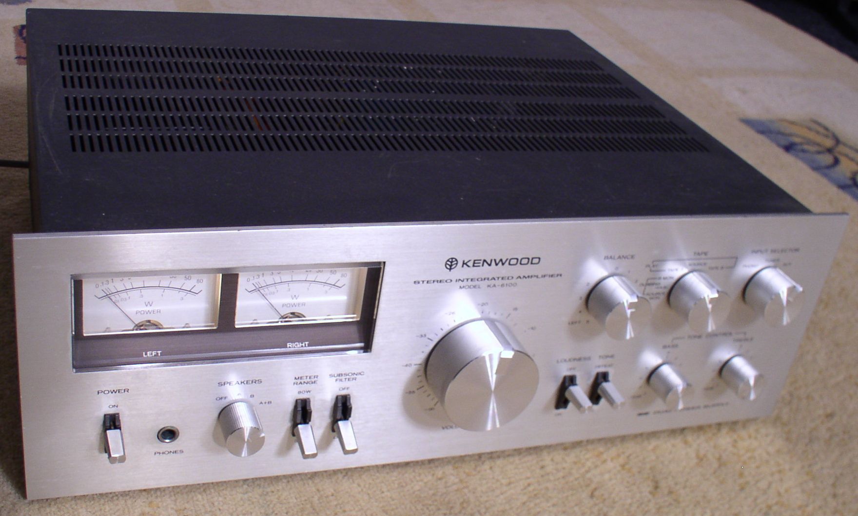 トリオ KA-6100 PHONO不可 トリオ KA-6100 PHONO不可 TRIO KA-6100修理