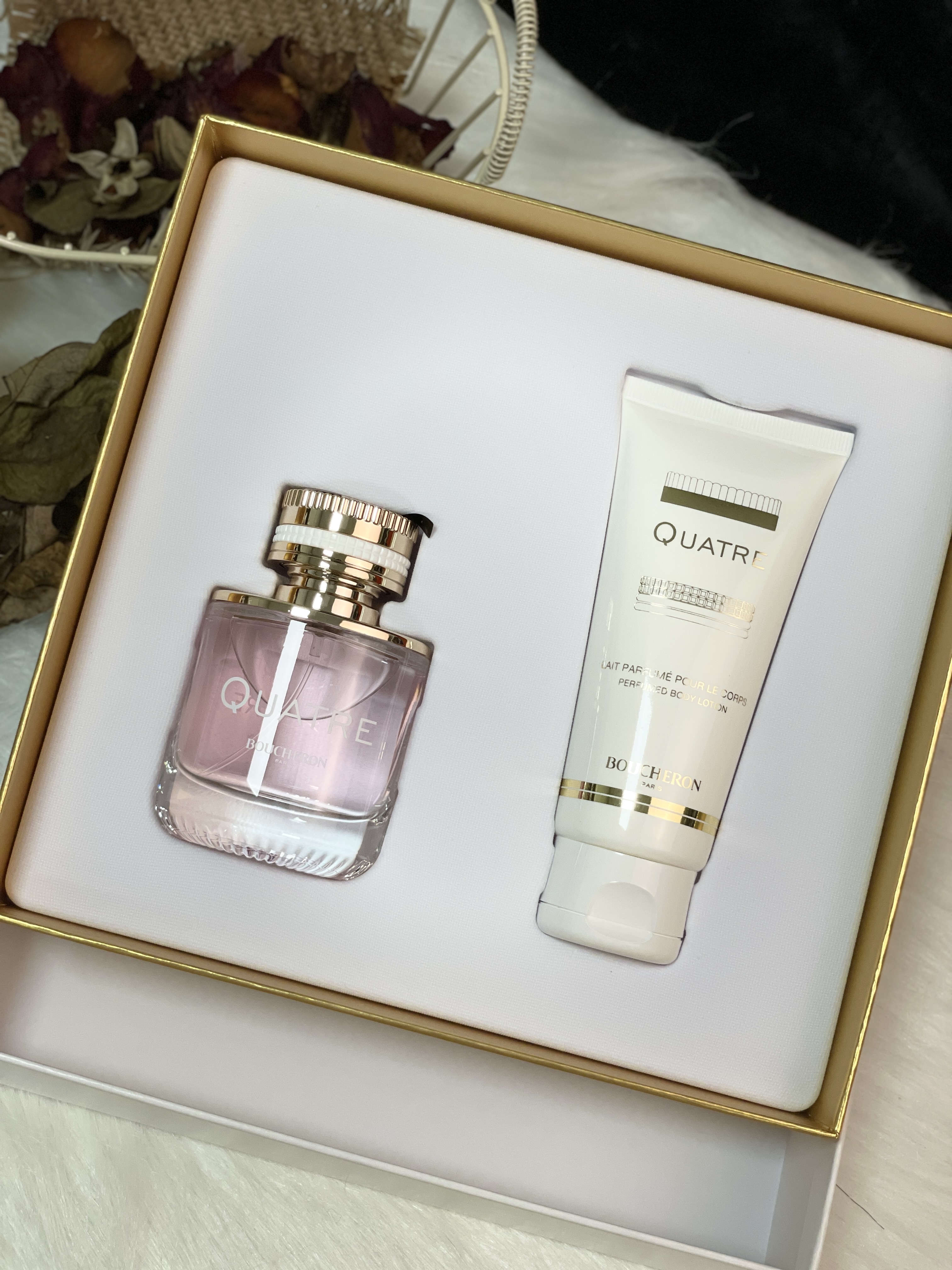 BOUCHERON Quatre For Women 伯瓊經典環戒女性淡香精禮盒淡香精50ml +