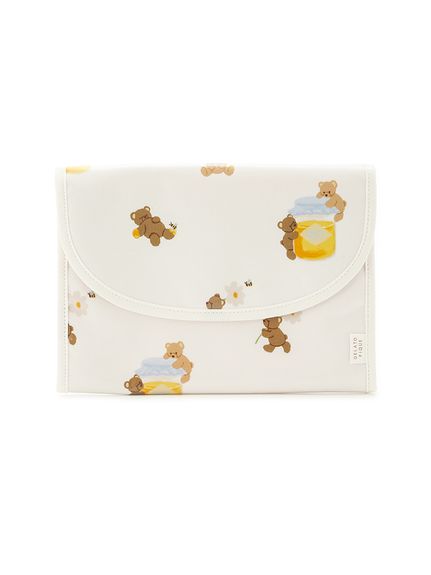 ハニーベア柄母子手帳ケースM(母子手帳ケース)｜ルームウェア